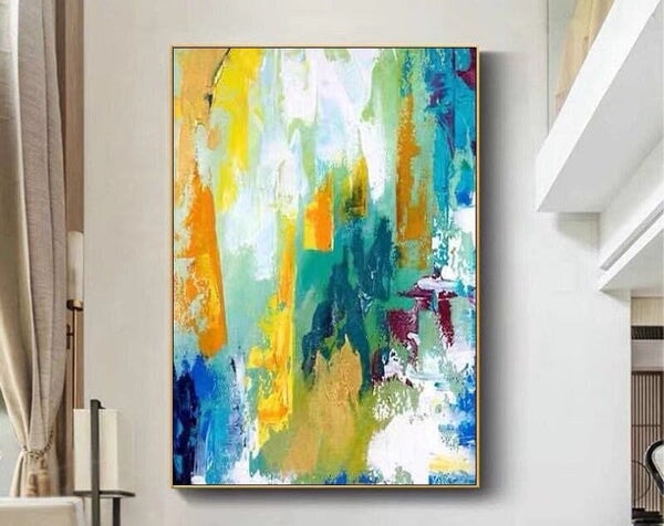 Autumn Forest Abstract Art - Forest Abstract Art - Paints Lab