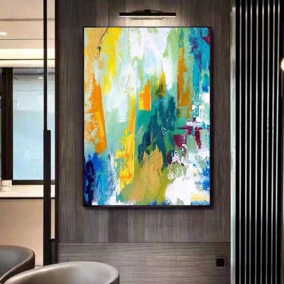 Autumn Forest Abstract Art - Forest Abstract Art - Paints Lab
