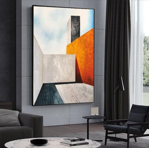 Construction Abstract Wall Art