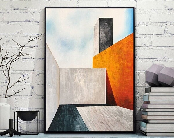 Construction Abstract Wall Art