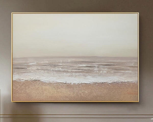 Sandy Shore Abstract Wall Art