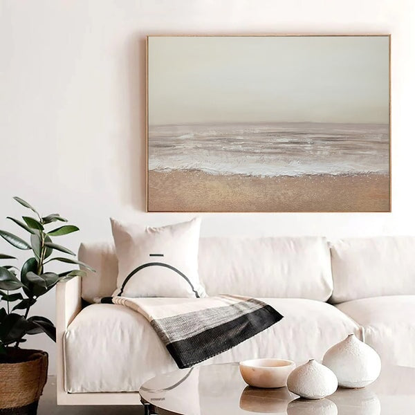 Sandy Shore Abstract Wall Art