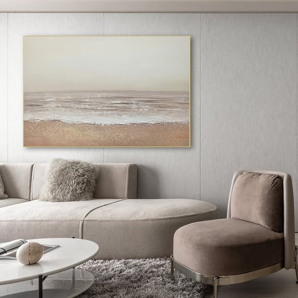 Sandy Shore Abstract Wall Art