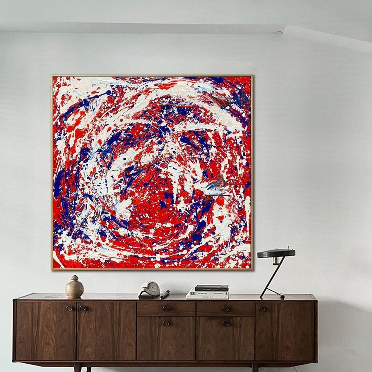 Colorful Boom Art - Colorful Boom Abstract Wall Art - Paints Lab