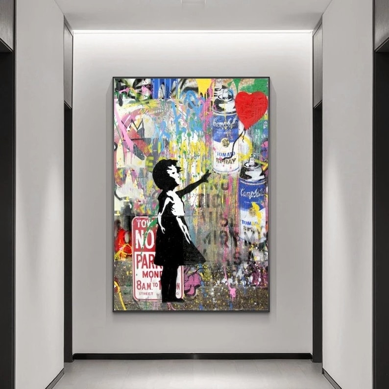 Balloon Girl Wall Art
