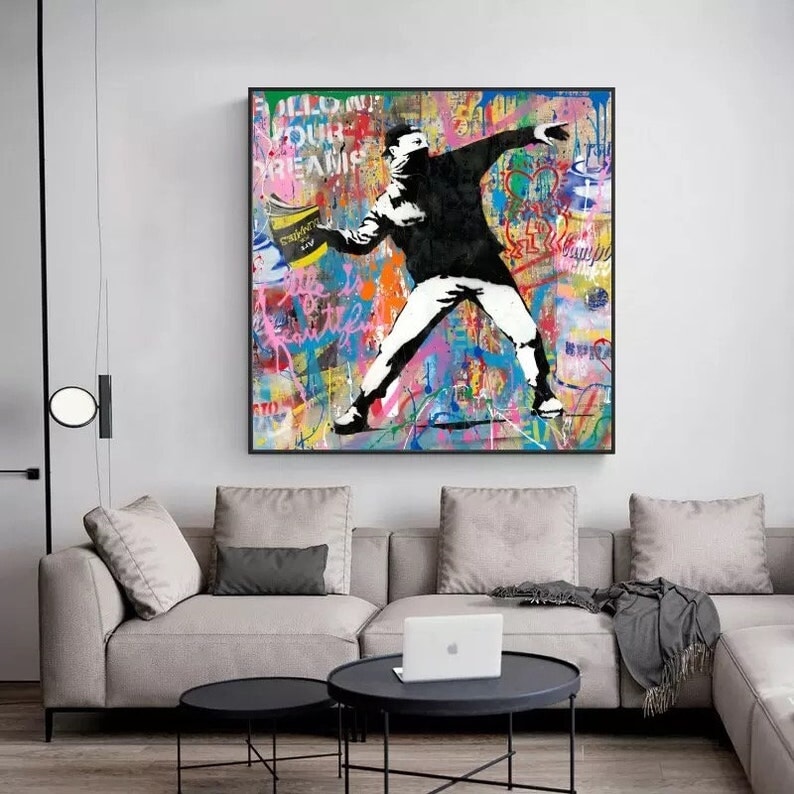 Man ThrowerMan Thrower - Man Thrower Graffiti Art - Paints Lab