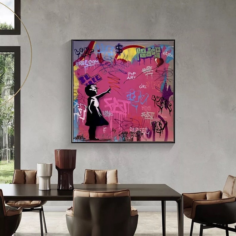 Graffiti Balloon Girl