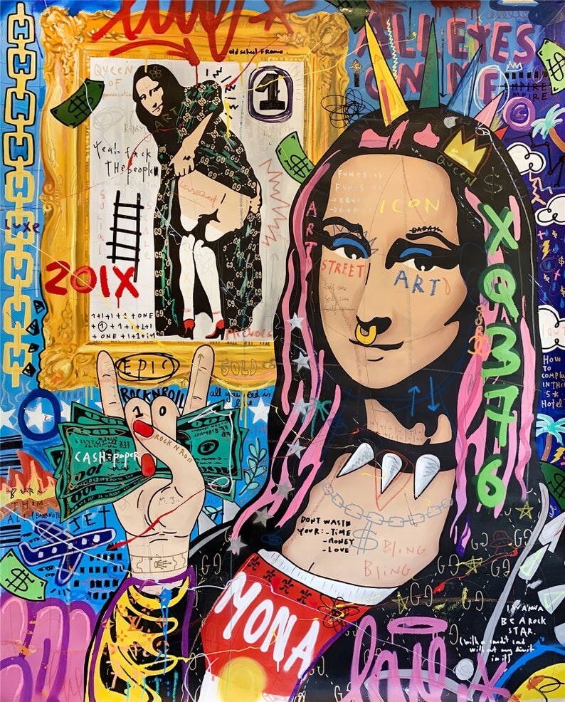 Mona Lisa Pop Art