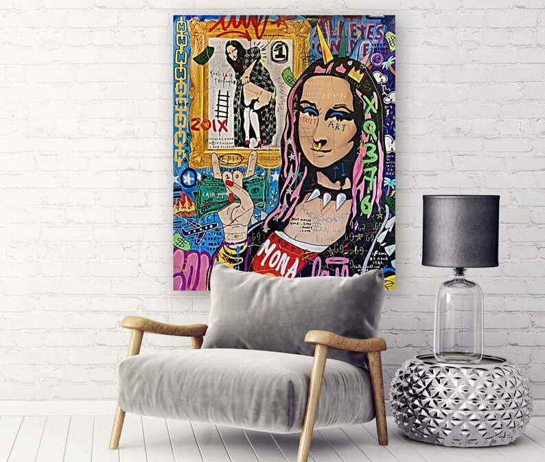 Mona Lisa Pop Art