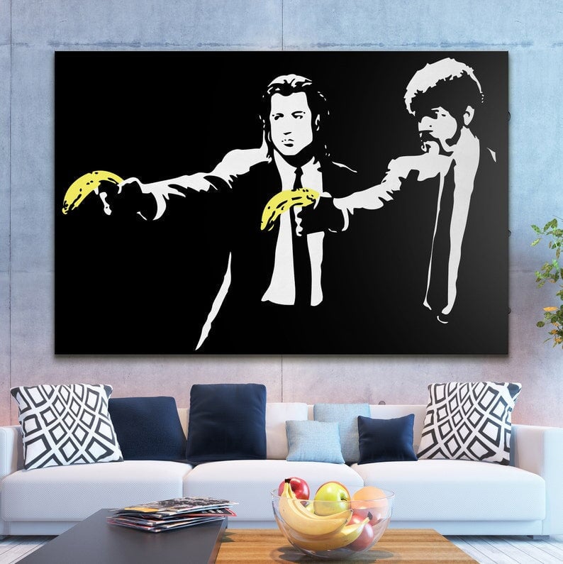 Pulp Fiction Canvas Wall Art - Canvas Wall Art For Living Room