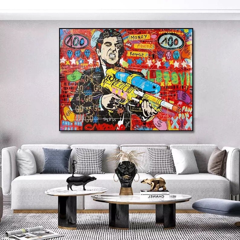 The Godfather Graffiti Painting - Godfather Graffiti Painting