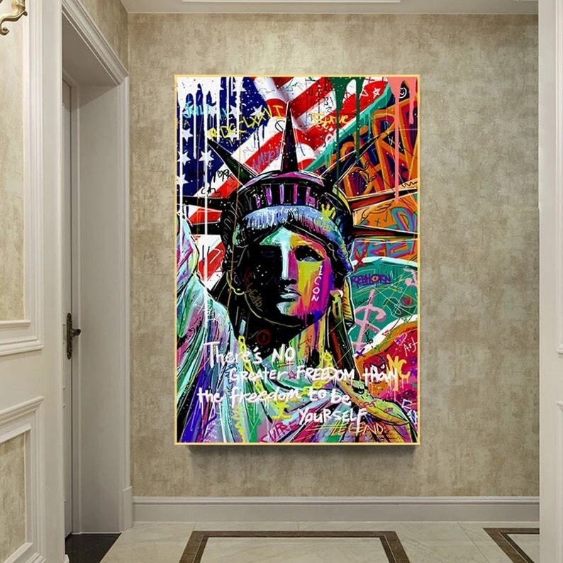 Statue Of Liberty Canvas Wall Art