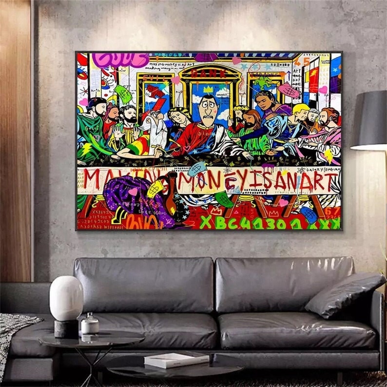 Graffiti The Last Supper - Graffiti The Last Supper Wall Art