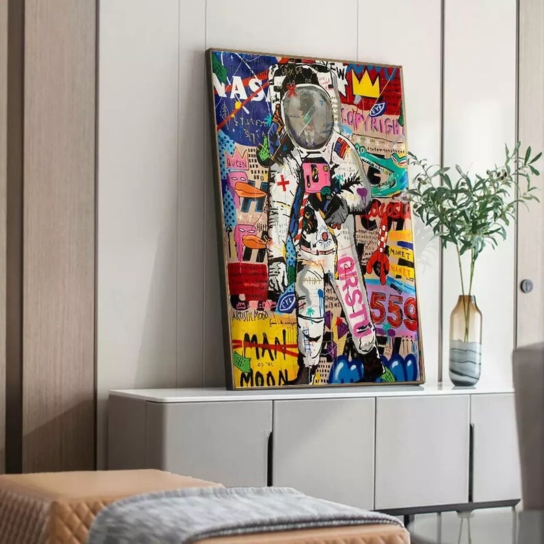 Man On The Moon Canvas Painting