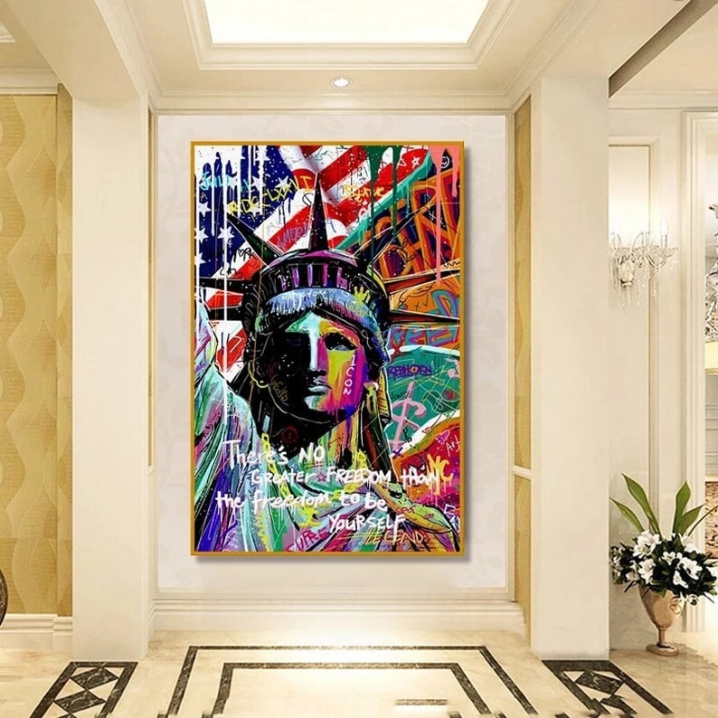 Statue Of Liberty Canvas Wall Art