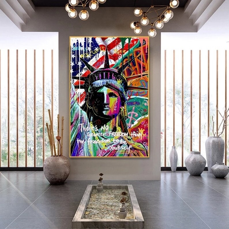 Statue Of Liberty Canvas Wall Art