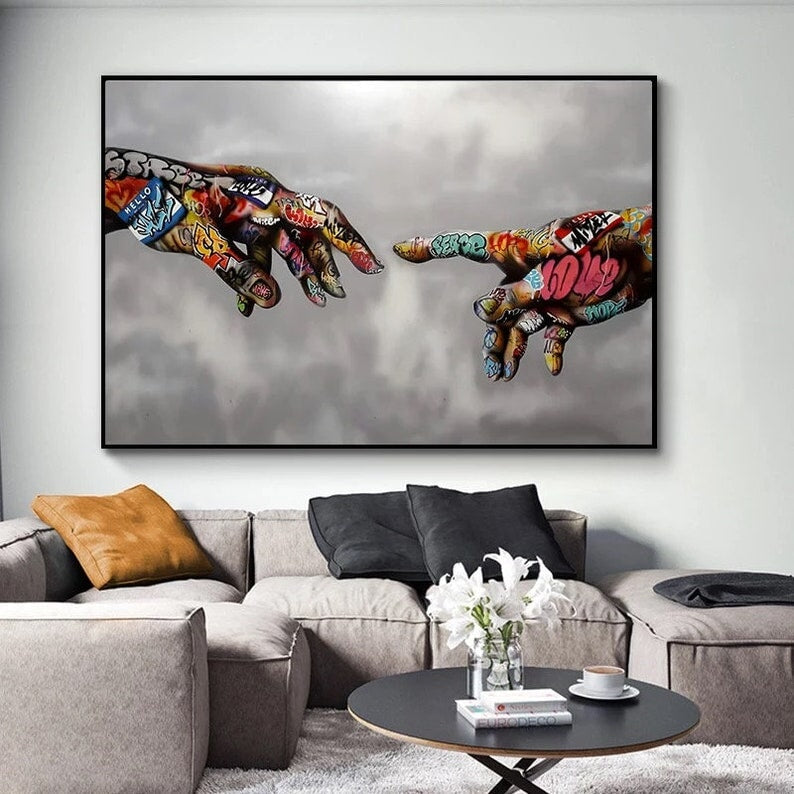 Graffiti Wall Art "Touch"