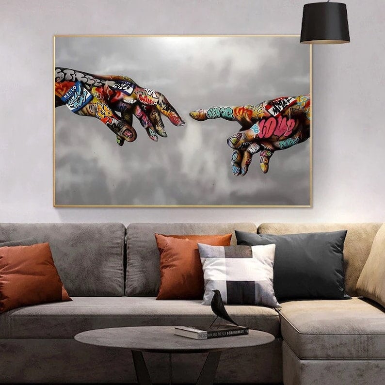 Graffiti Wall Art "Touch"