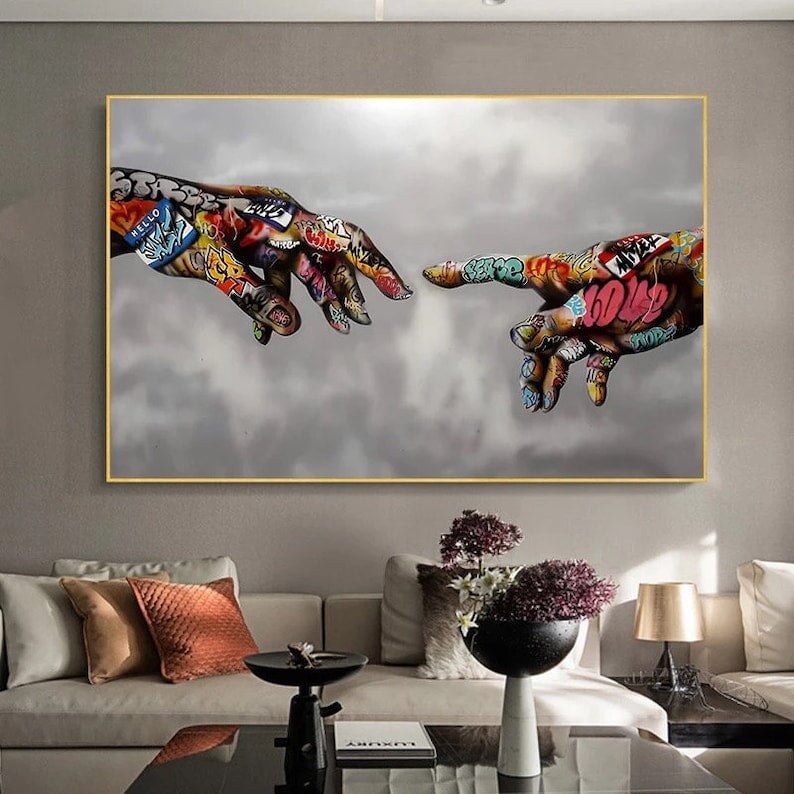 Graffiti Wall Art "Touch"Graffiti Wall Art "Touch" - Graffiti Art "Touch"