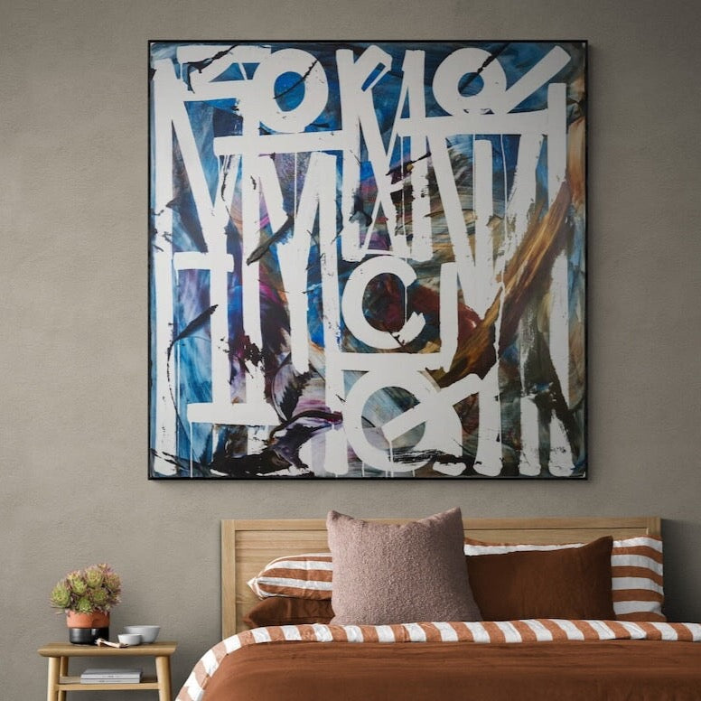Abstract Calligraffiti - Abstract Wall Art | Paints Lab