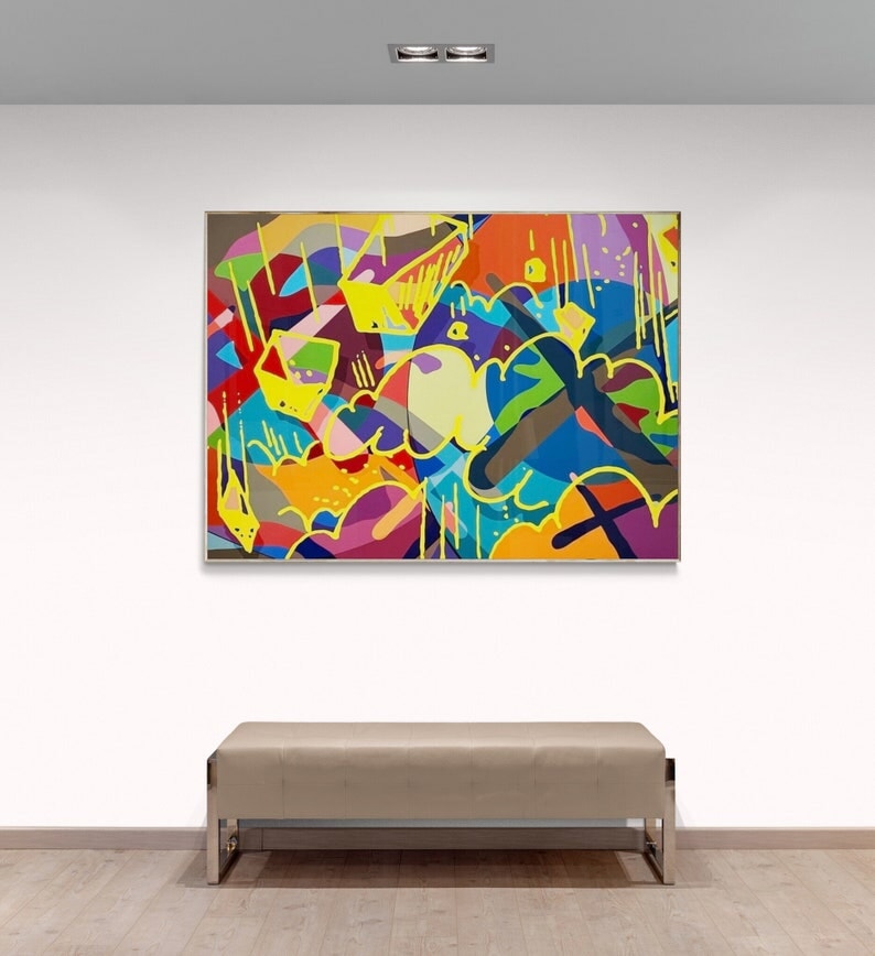 Colorful Graffiti Art - Colorful Graffiti Wall Art