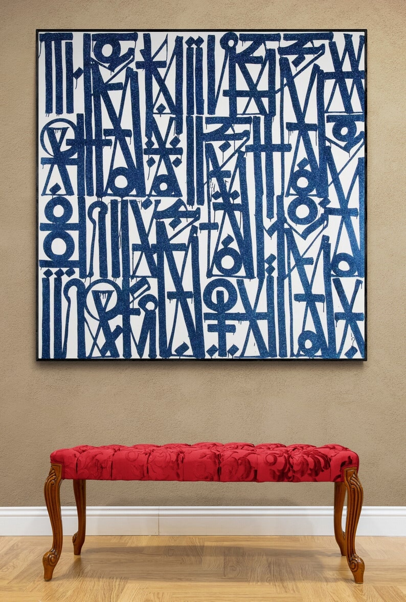 Abstract Caligraffiti Art