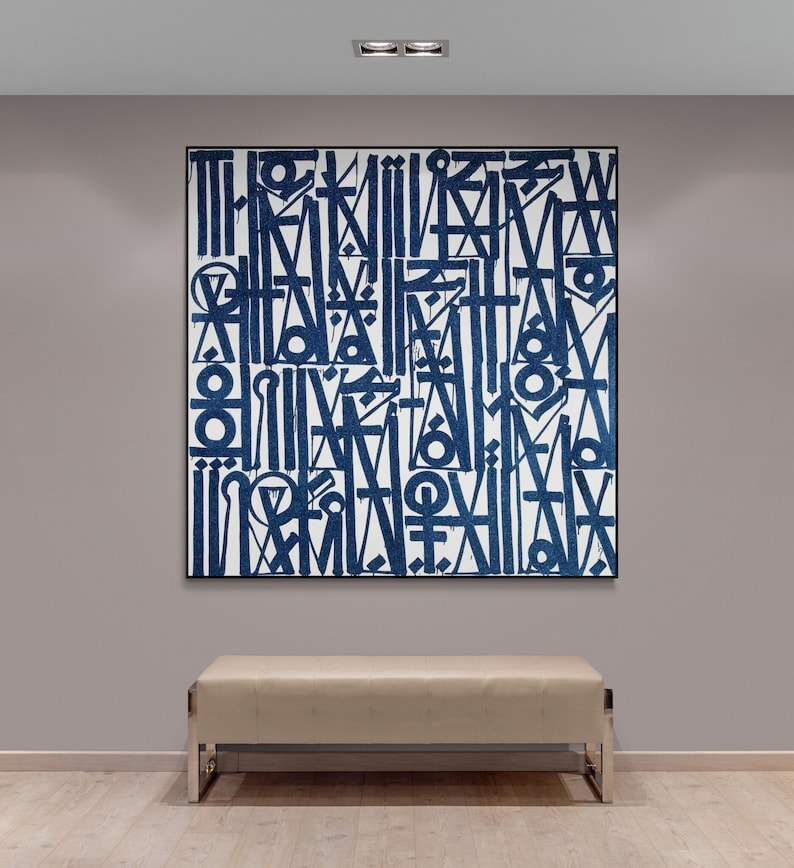 Abstract Caligraffiti Art