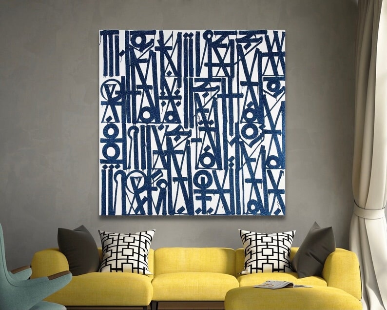 Abstract Caligraffiti Art