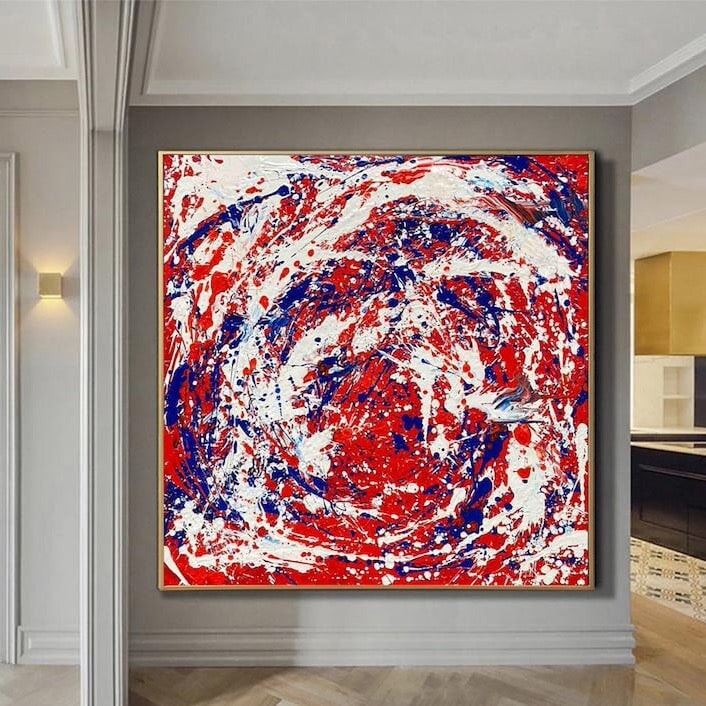 Colorful Boom Art - Colorful Boom Abstract Wall Art - Paints Lab
