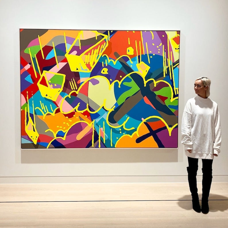 Colorful Graffiti Art - Colorful Graffiti Wall Art