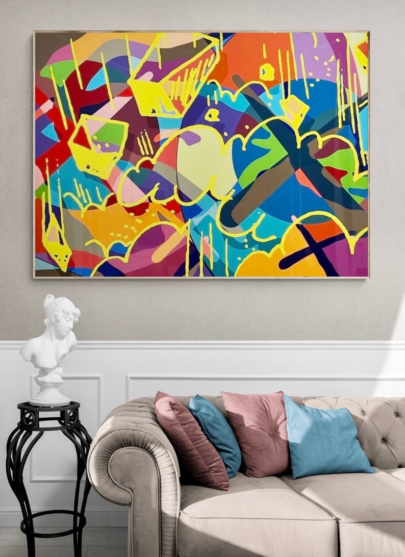 Colorful Graffiti Art - Colorful Graffiti Wall Art