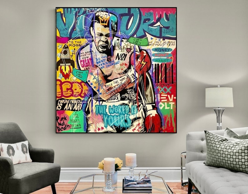 Muhammad Ali Pop Art Painting