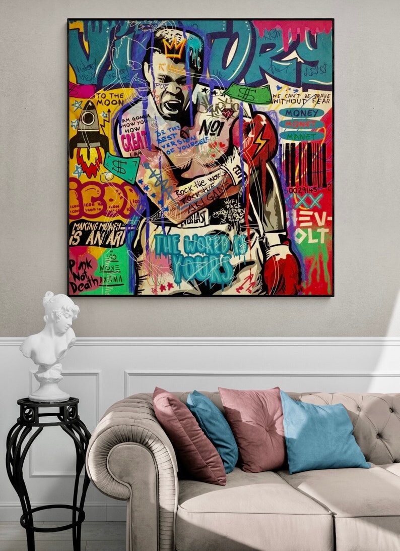 Muhammad Ali Pop Art Painting