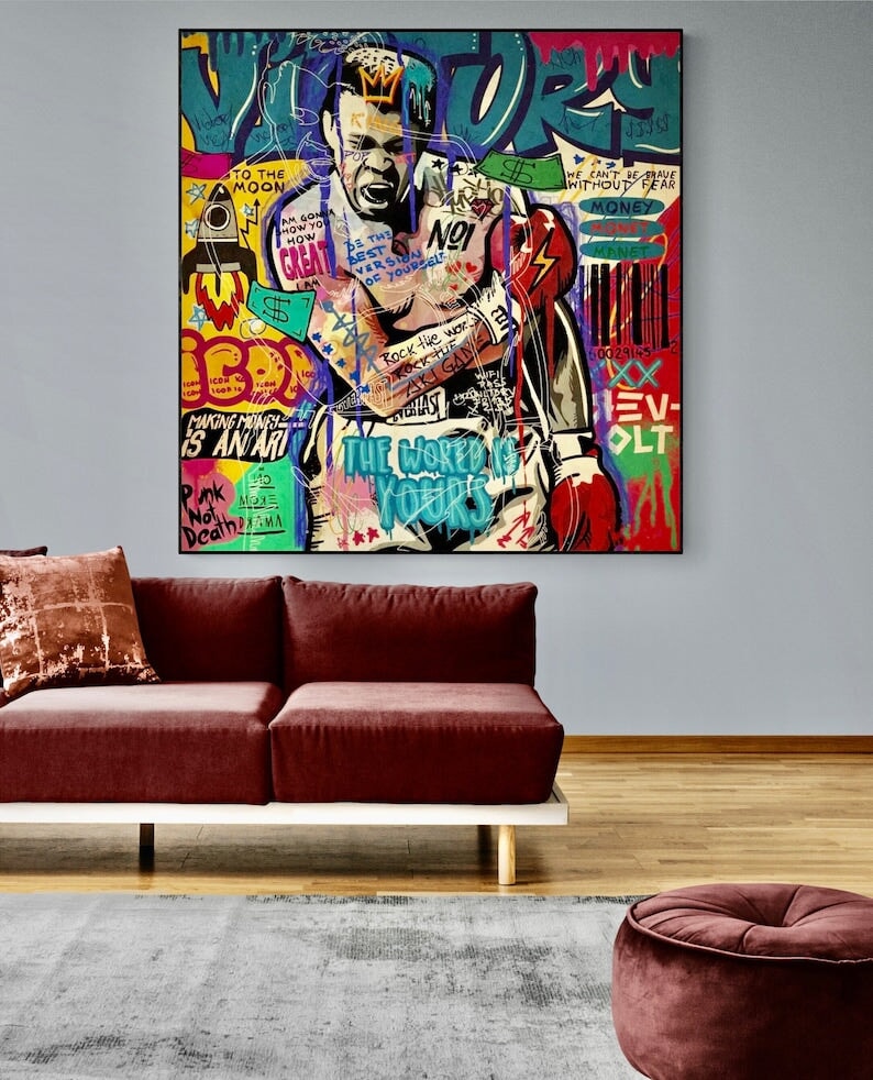 Muhammad Ali Pop Art Painting