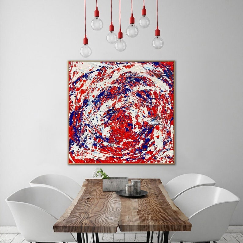 Colorful Boom Art - Colorful Boom Abstract Wall Art - Paints Lab
