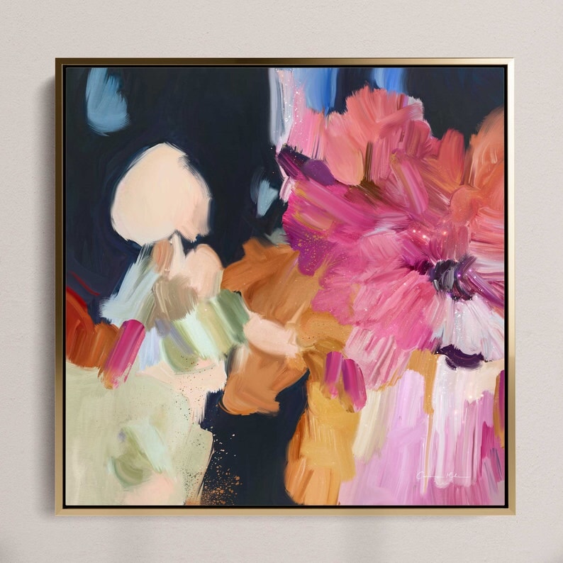 Flower Abstract Wall Art