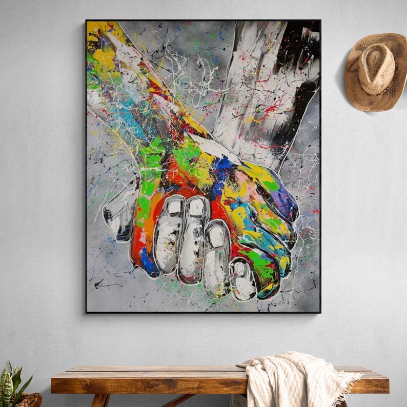 Graffiti Handshake