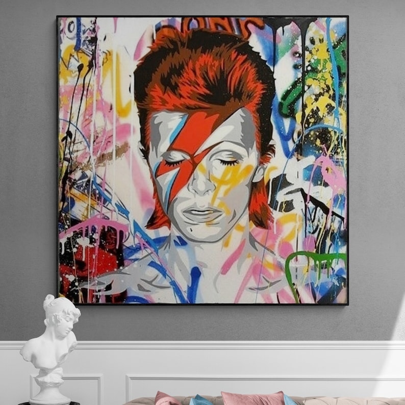 David Bowie | David Bowie | David Abstract Art | Abstract Art | Paints Lab