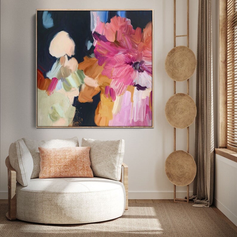 Flower Abstract Wall Art