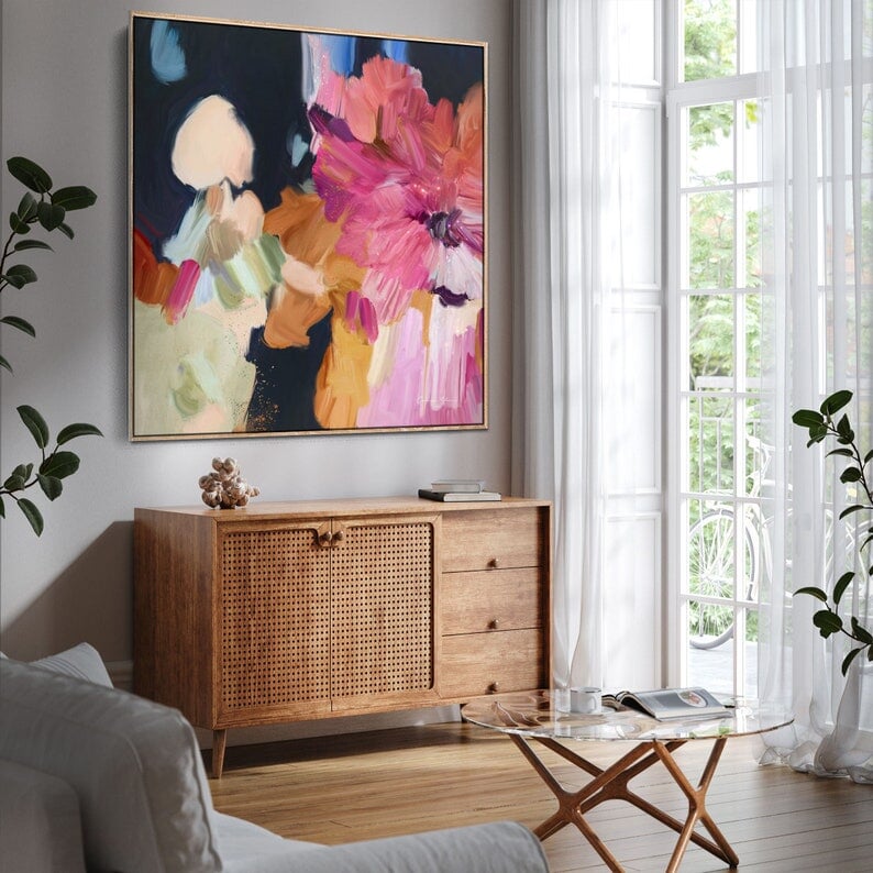 Flower Abstract Wall Art