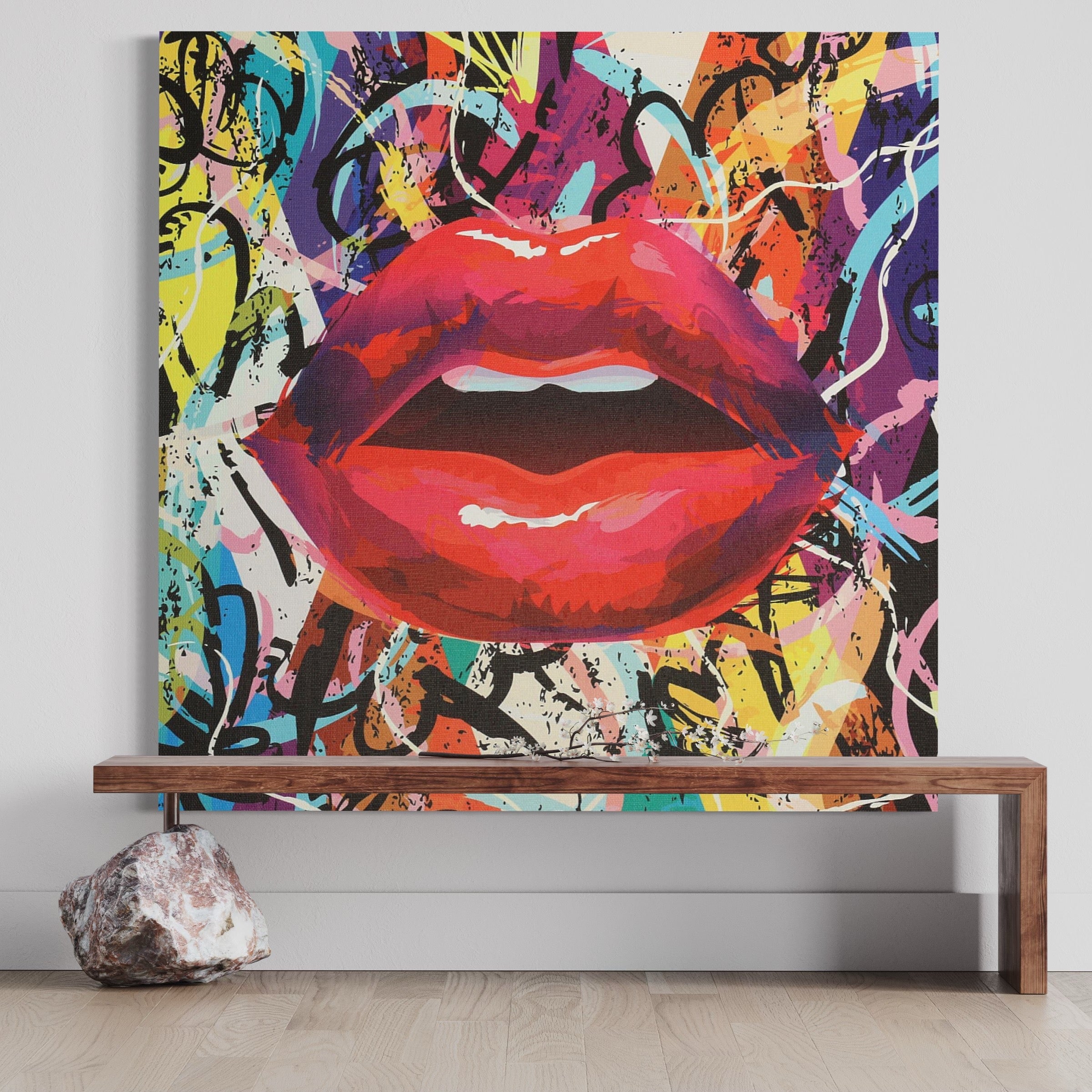 Lips Graffiti