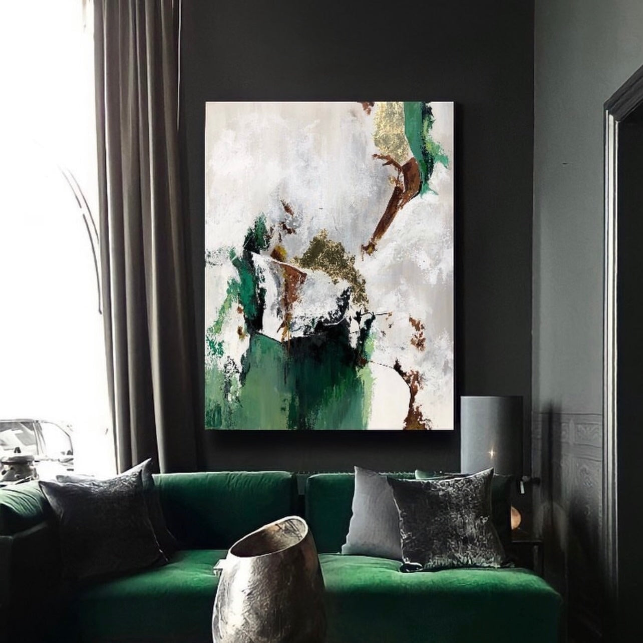 Green Mystery Abstract Wall Art