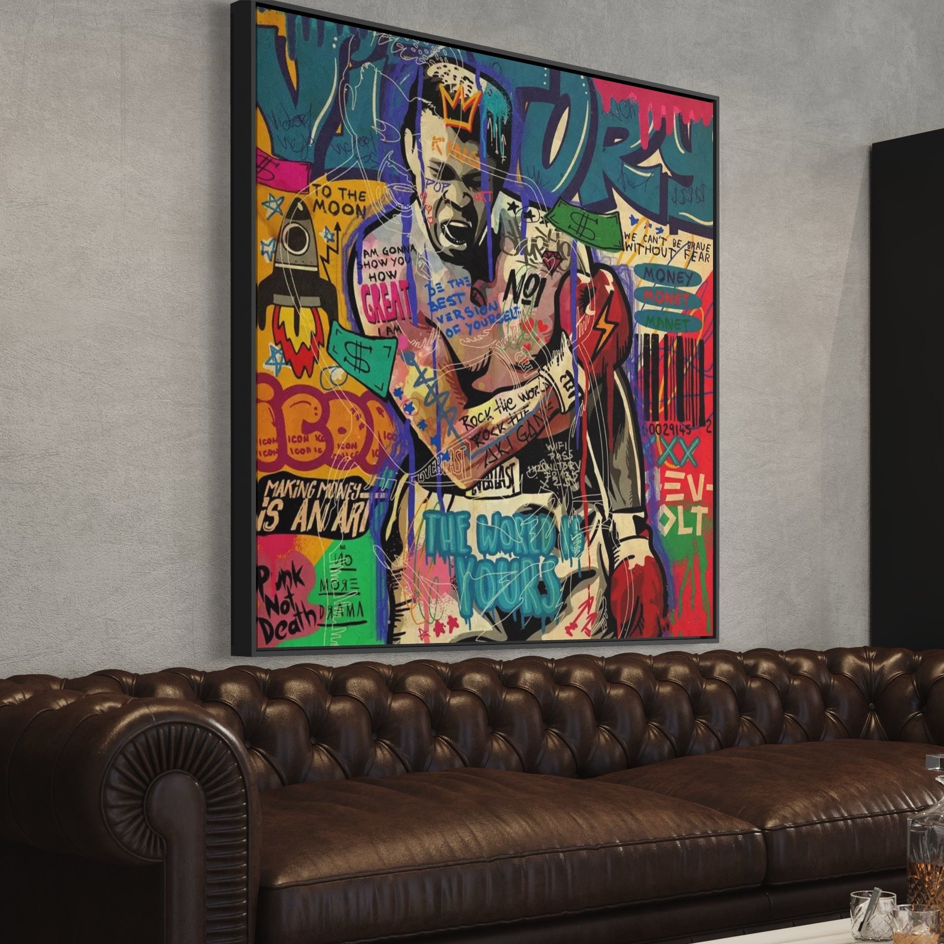 Muhammad Ali Pop Art Painting