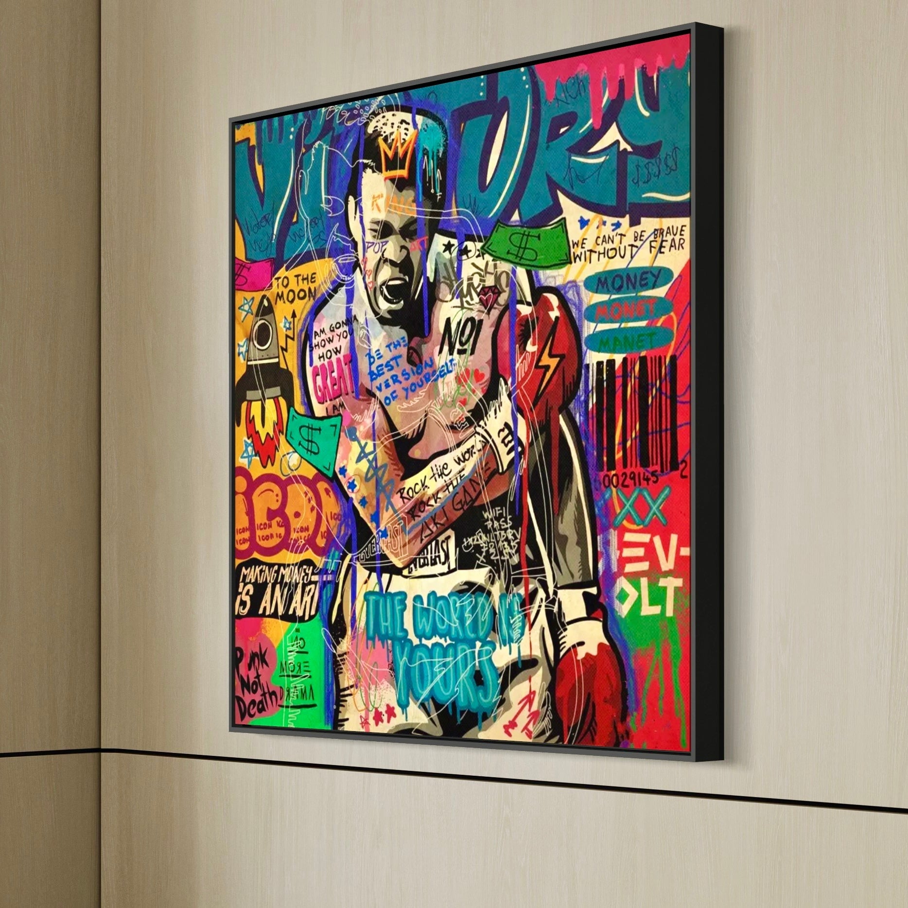 Muhammad Ali Pop Art Painting