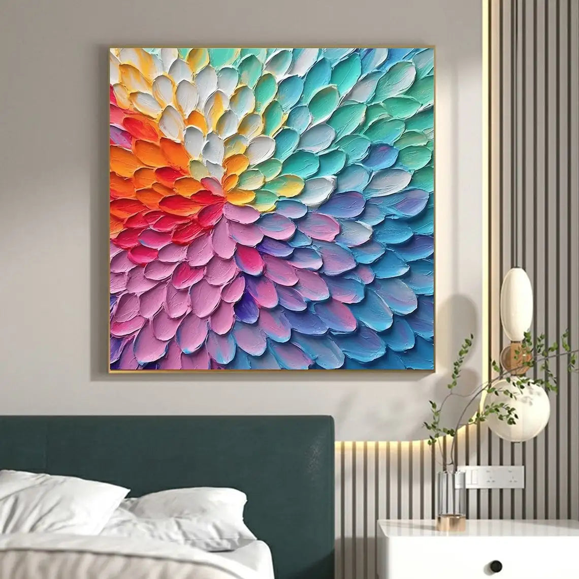 3D Flower Abstract Painting