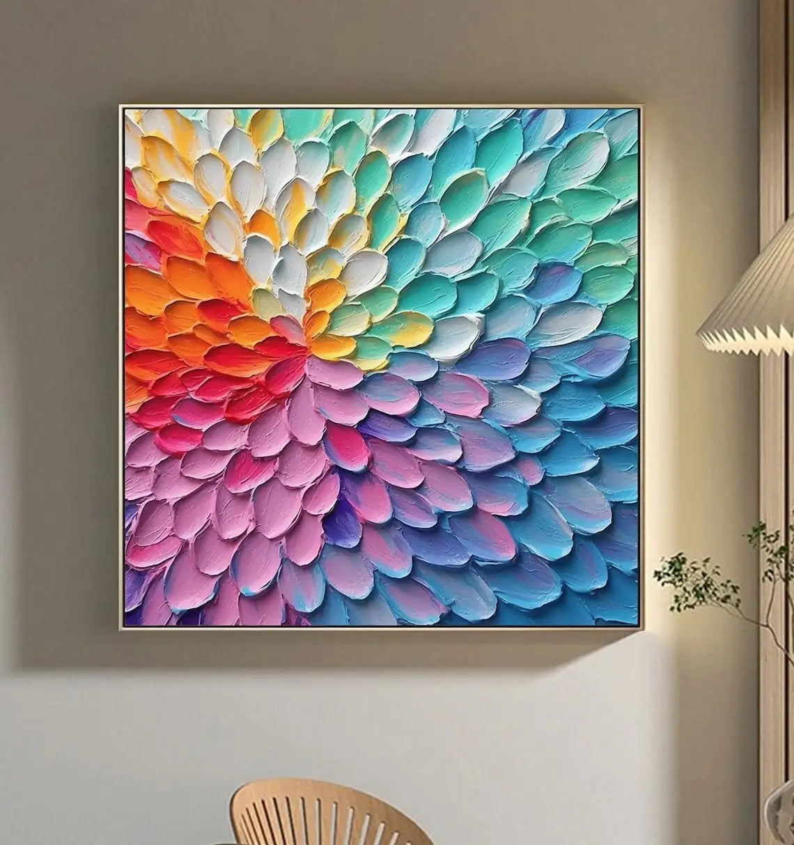 3D Flower Abstract Painting