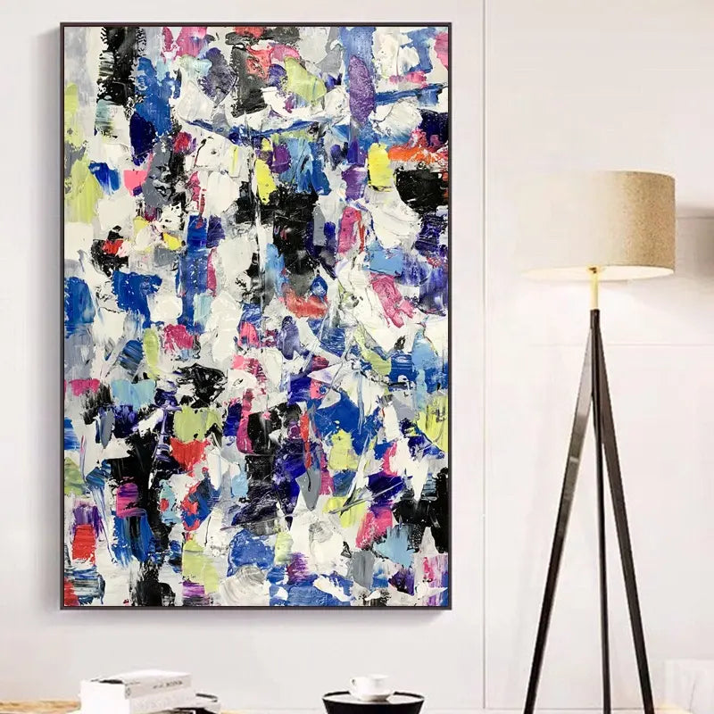 Colorful Abstract Painting - Wall Art - Paints Lab