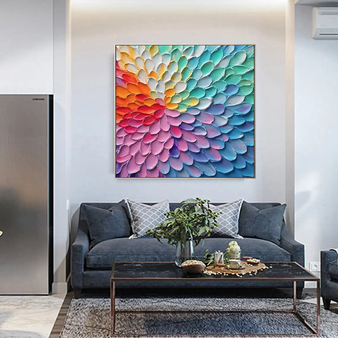 3D Flower Abstract Painting