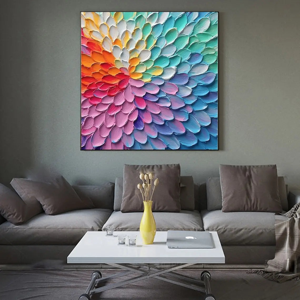 3D Flower Abstract Painting