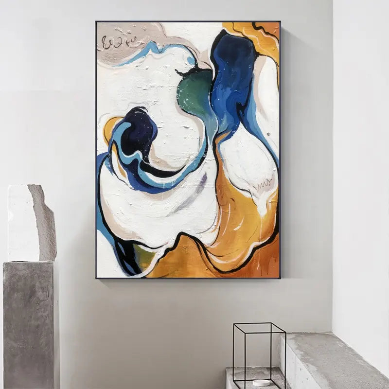 Crossing Rivers Abstract Painting